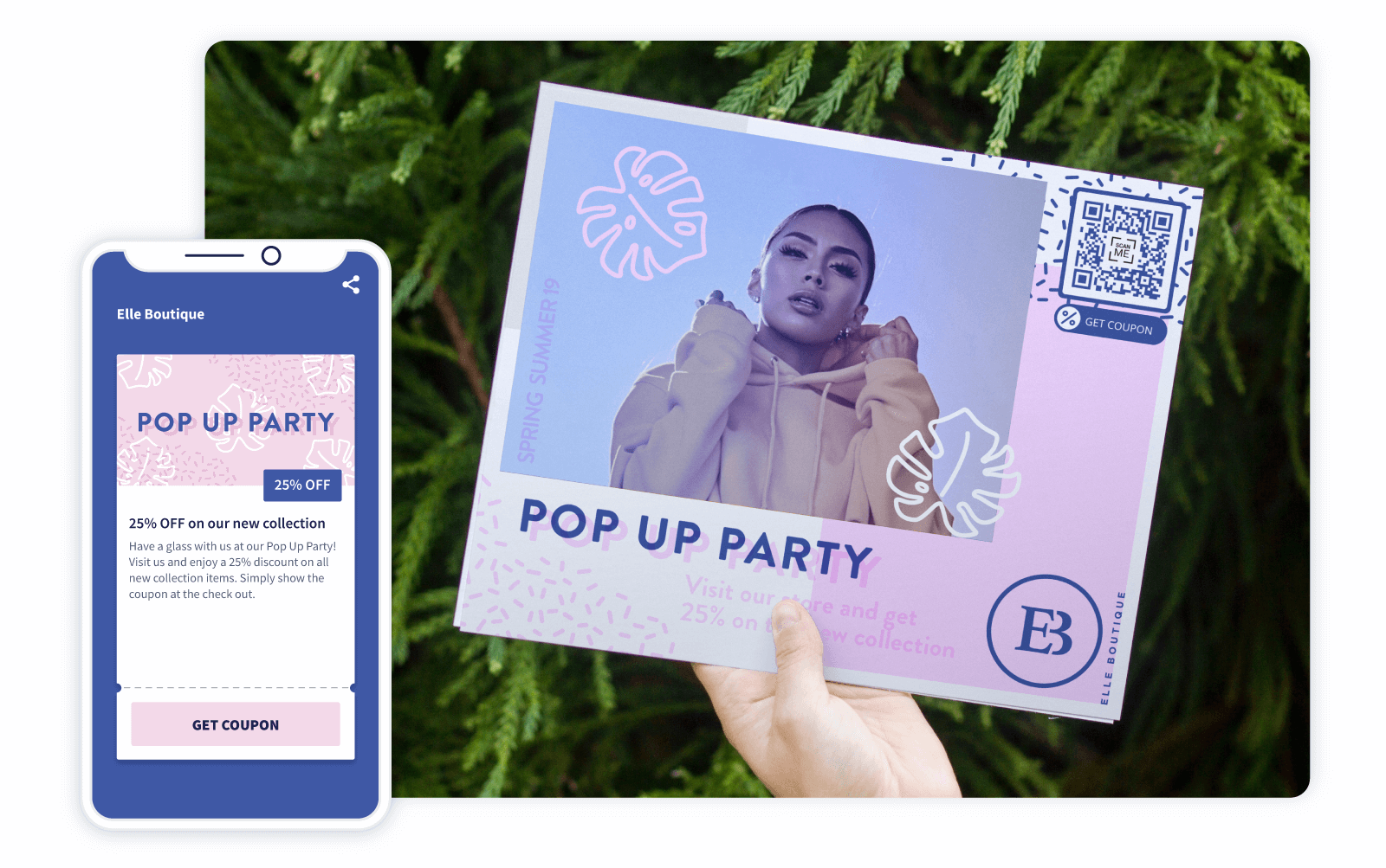 QR-code op een evenement voor tickets en informatie