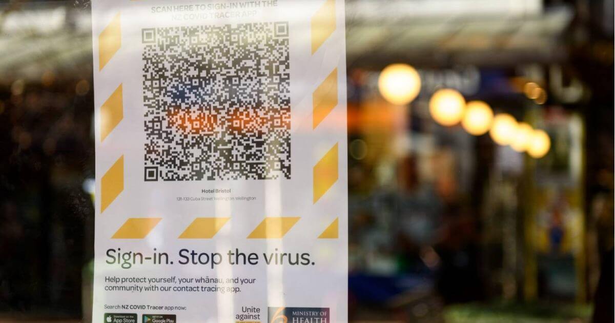 Poster met QR-code voor een campagne